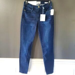 FRAME le Skinny de Jeanne midrise skinny crop 27